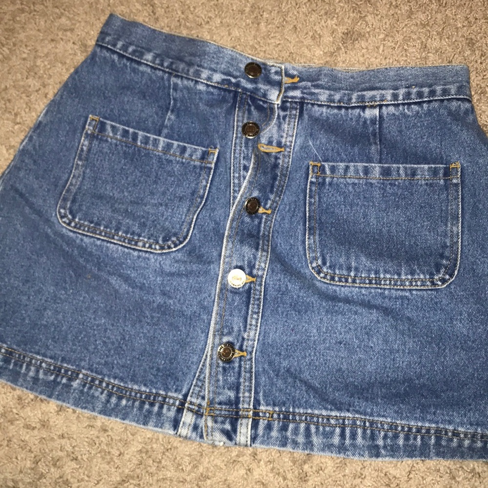 vintage demin skirt